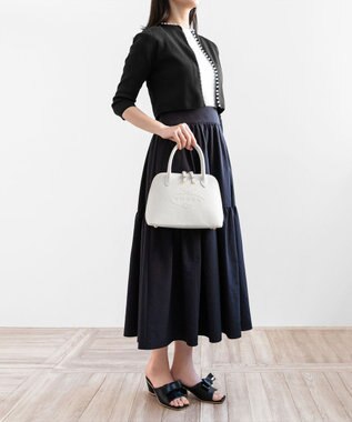 TOCCA CRESTA LEATHER POCHETTE ポシェット アイボリー系