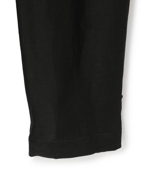BEIGE， BERNARD / リネン混 ヘムタグ 2WAYパンツ Black