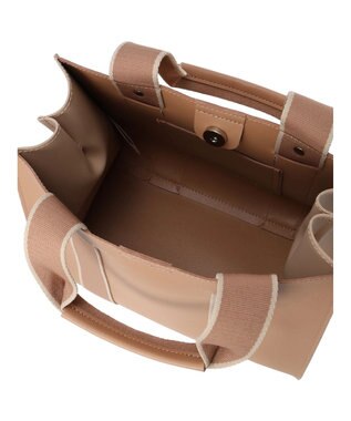 Green Parks ・Ｃｕーｓｈｕｔ　テープハンドルスクエアトート Pink