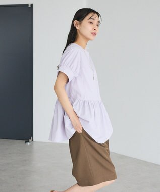 CRAFT STANDARD BOUTIQUE ペプラムチュニック Light Purple