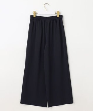 ANY SIS 【洗える】イージードロスト ワイドパンツ ネイビー