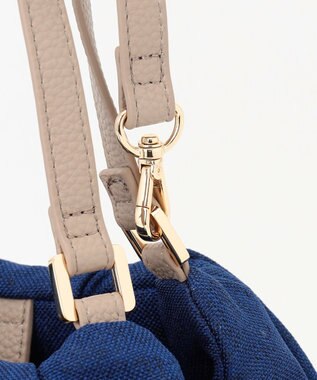 LA BAGAGERIE ナチュラルタックトート ネイビー