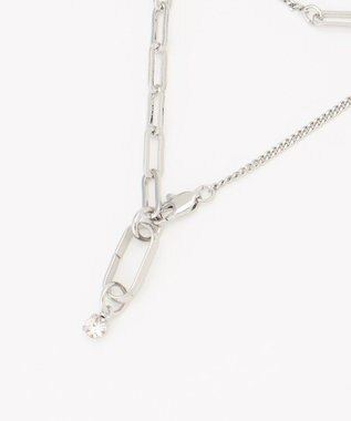 ANY マルチＷＡＹラリエットネックレス シルバー