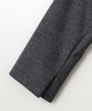 J.PRESS LADIES 【セットアップ対応】コンパクトジャージー ノーカラー ジャケット グレー系