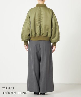 NAVE 【Nave】ファーカラーMA-1 カーキ系