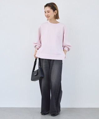 AMERICAN HOLIC サイドスリットダンボールプルオーバー Pink