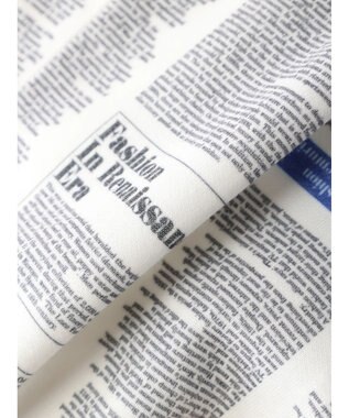 Green Parks ＥＧＯＩＳＴ　マガジンプリントスカート Off White