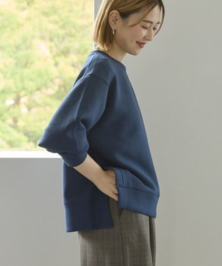 AMERICAN HOLIC サイドスリットダンボールプルオーバー Navy