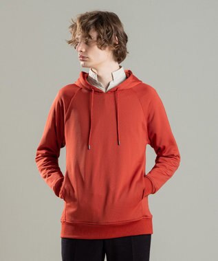 JOSEPH HOMME コットンナイロンテリー　パーカー ライトオレンジ系