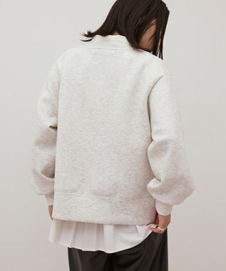 AMERICAN HOLIC サイドスリットダンボールプルオーバー Gray Mixture