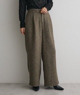 CRAFT STANDARD BOUTIQUE ツイードパンツ Dark Brown