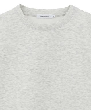 AMERICAN HOLIC サイドスリットダンボールプルオーバー Gray Mixture