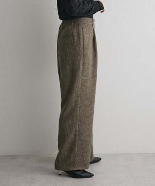 CRAFT STANDARD BOUTIQUE ツイードパンツ Dark Brown