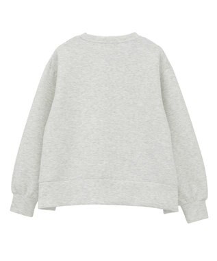 AMERICAN HOLIC サイドスリットダンボールプルオーバー Gray Mixture