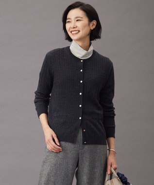 洗える】KNIT BASIC クルーネック カーディガン / J.PRESS LADIES L