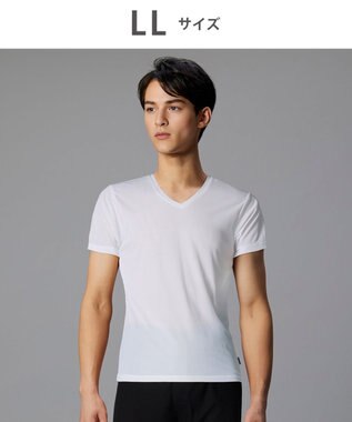 WACOAL MEN インナー　【ムレからの解放】　吸放湿性　吸汗速乾　通気性　3分袖　/ブロス　GL3310 ホワイト