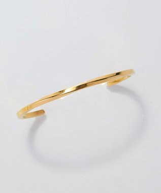 Phoebe 【金属アレルギー対応】ライトツイストメタルバングル/サージカルステンレス ゴールド