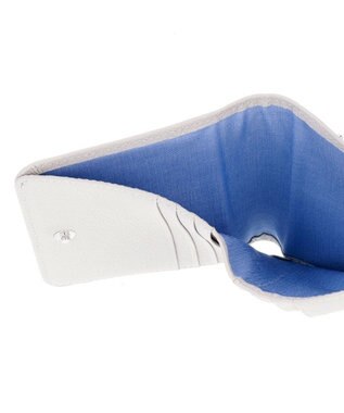 LANVIN en Bleu カリヨン 二つ折り財布 ライトグレー