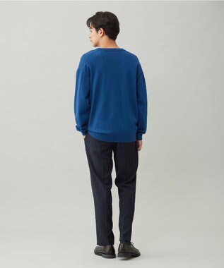 UNFILO MENS 【OCEANS YouTube 掲載/男女兼用】スムースシルキーニット ブルー