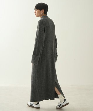 AMERICAN HOLIC モックネックニットワンピース Gray Mixture