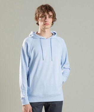 JOSEPH HOMME コットンナイロンテリー　パーカー スカイブルー系