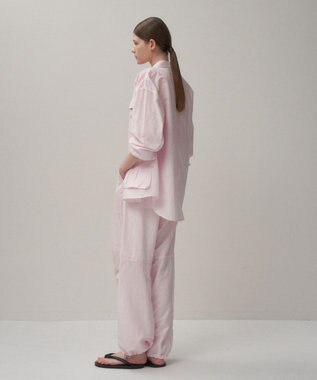 ATON SILK LINEN POPLIN | ジャングルファディーグジャケット PINK