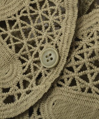 Green Parks レースカーディガン Khaki