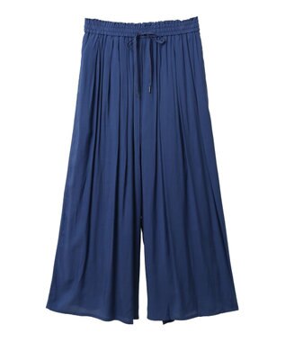 YECCA VECCA シルキータックワイドパンツ Charcoal Gray