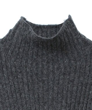 AMERICAN HOLIC モックネックニットワンピース Gray Mixture