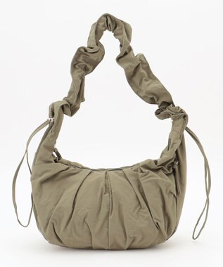 LA BAGAGERIE 【maison vert】 【軽量/多収納】ギャザーワンショルダー　Small カーキ