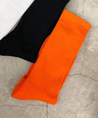 WEGO カラーパイルソックス（R） オレンジ