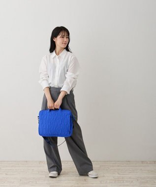 ROOTOTE 1320【オリジナル】LT.アーキャトルPC.アルファベットスープ-キルティング-A 04：ブライトブルー