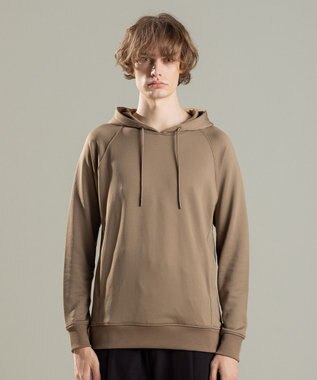 JOSEPH HOMME コットンナイロンテリー　パーカー キャメル系