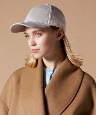 MOONBAT FURLA(フルラ)横刺繍スエード キャップ UVカット