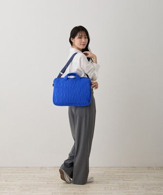 ROOTOTE 1320【オリジナル】LT.アーキャトルPC.アルファベットスープ-キルティング-A 04：ブライトブルー