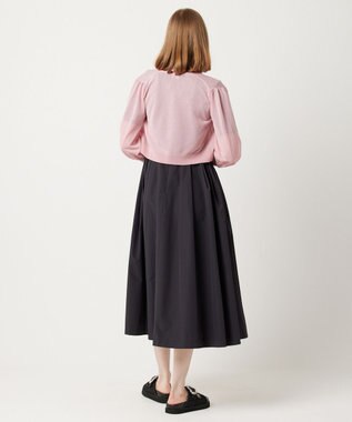 TOCCA 【洗える！】SHEER KNIT カーディガン ピンク系