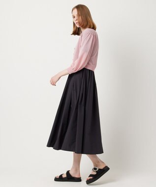 TOCCA 【洗える！】SHEER KNIT カーディガン ピンク系