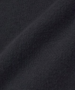 AMERICAN HOLIC コットンブレンドスウェットライクロゴニットトップス Black