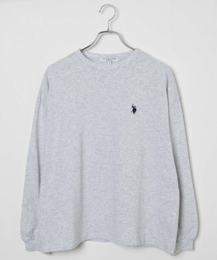 WEGO USPOLOだぼそでカラーロンT オートミール