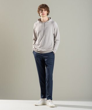 JOSEPH HOMME コットンナイロンテリー　パーカー ベージュ系