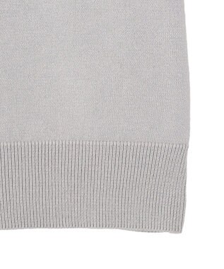 AMERICAN HOLIC 襟付き配色ニット Gray