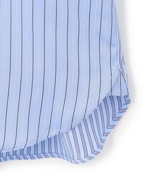 J.PRESS YORK STREET 【UNISEX】クレイジーパターン ストライプシャツ サックスブルー系8