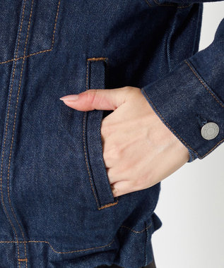 NAVE 【Nave　セットアップ可/洗える】14ozデニム ブルゾン ワンウォッシュ系