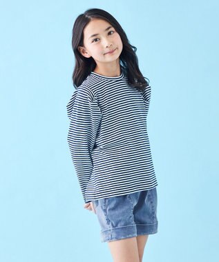 UNFILO 【110-150cm】タックスリーブTシャツ