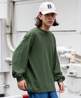 WEGO ピグメントクルーネックロンT