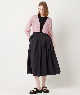 TOCCA 【洗える！】SHEER KNIT カーディガン ピンク系