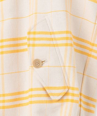 J.PRESS MEN 【J.PRESS ORIGINALS】Roy Twill Check Golf Jacket / Japan Made イエロー系3