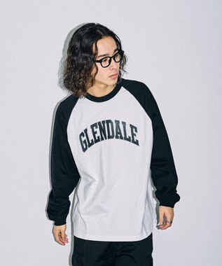 WEGO 【ユニセックス着用ITEM】ラグラングラフィックBIGロンT ホワイトその他