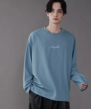 WEGO 【セットアイテム/軽量/シワにならない】ドライポリアンサンブルプルオーバーシャツ（LS） ブルー