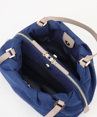 LA BAGAGERIE ナチュラルタックトート ネイビー